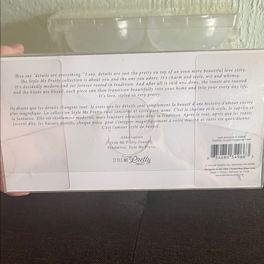 # 0841+ Let's Bridal Party Glass Set 4 Fl oz /207 ml w/ 2Lets Bridal Party - Picture 4 of 11